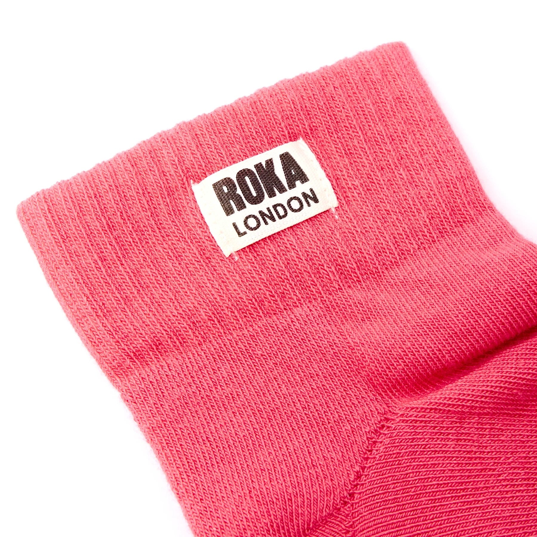 ROKA Wembley Ladies Trainer Ankle Socks - Sugar Coral