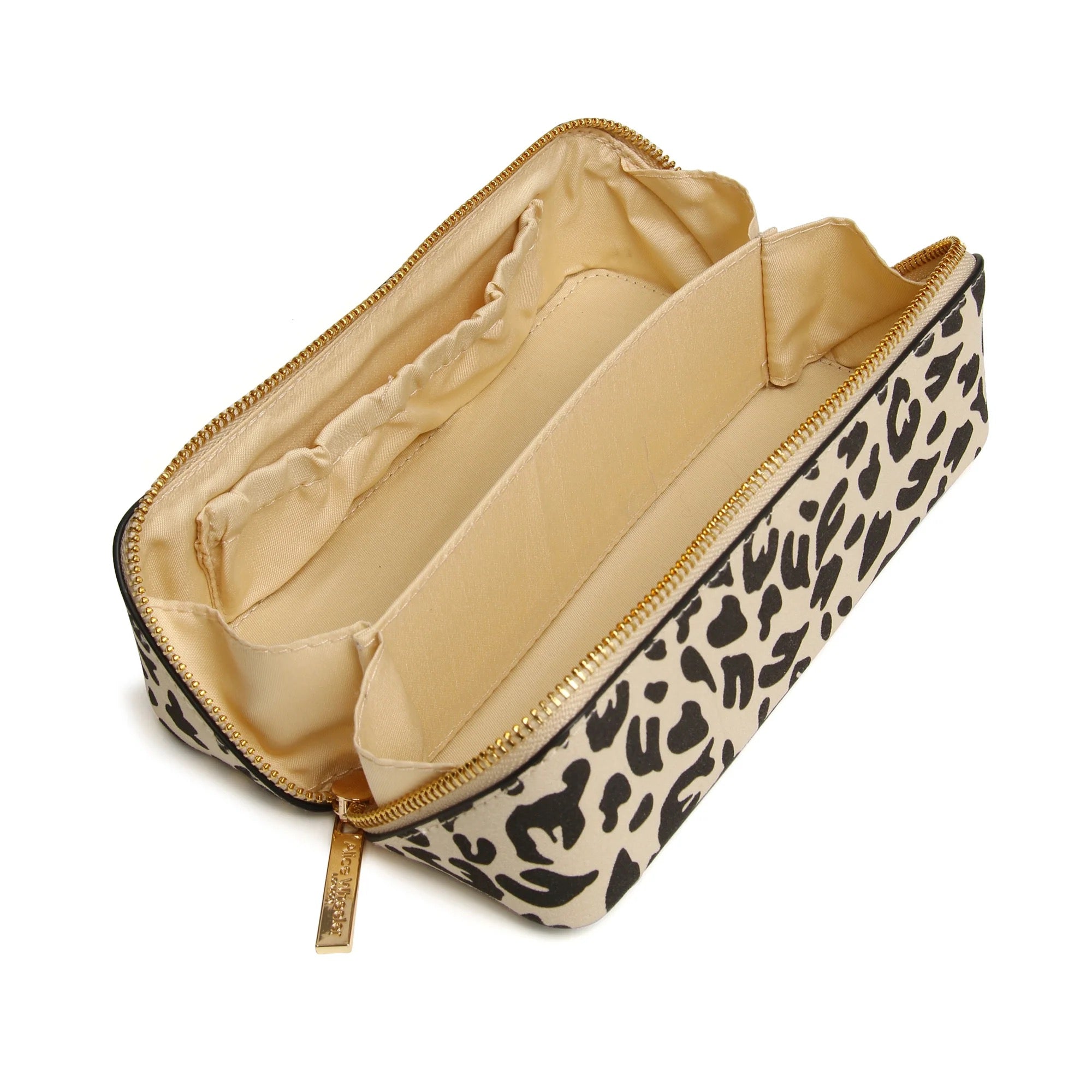 Alice Wheeler - Slim Small Train Make-Up Case - Leopard