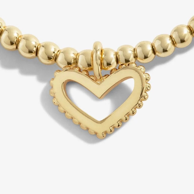 Joma Jewellery - Golden Glow  "A Little I Love You" Bracelet - Gold