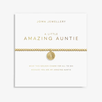 Joma Jewellery - Golden Glow  "A Little Amazing Auntie" Bracelet - Gold