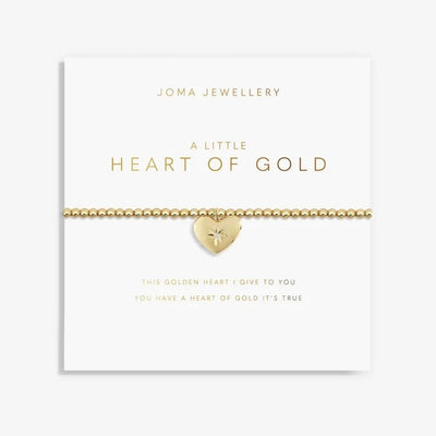 Joma Jewellery - Golden Glow  "A Little Heart of Gold" Bracelet - Gold
