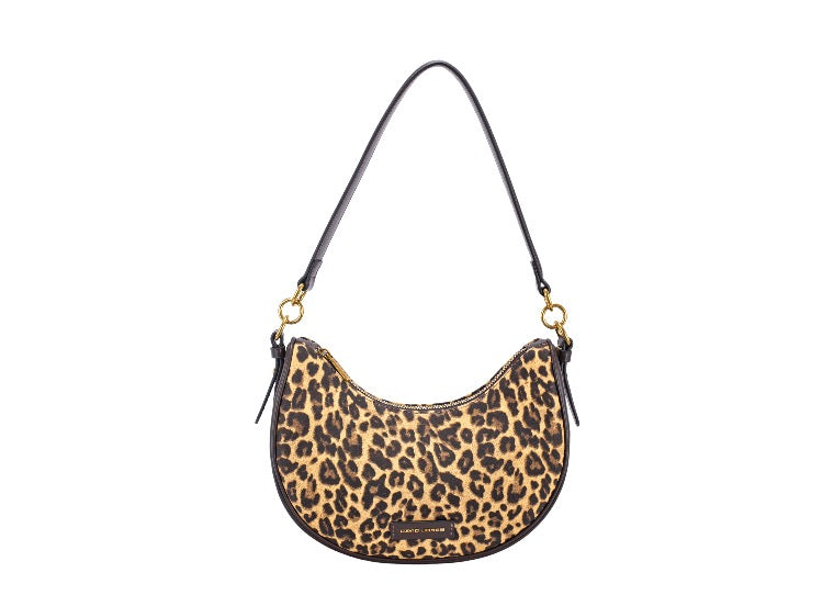 David Jones -(CM8632) Leopard - Scoop Shoulder Handbag - Cognac