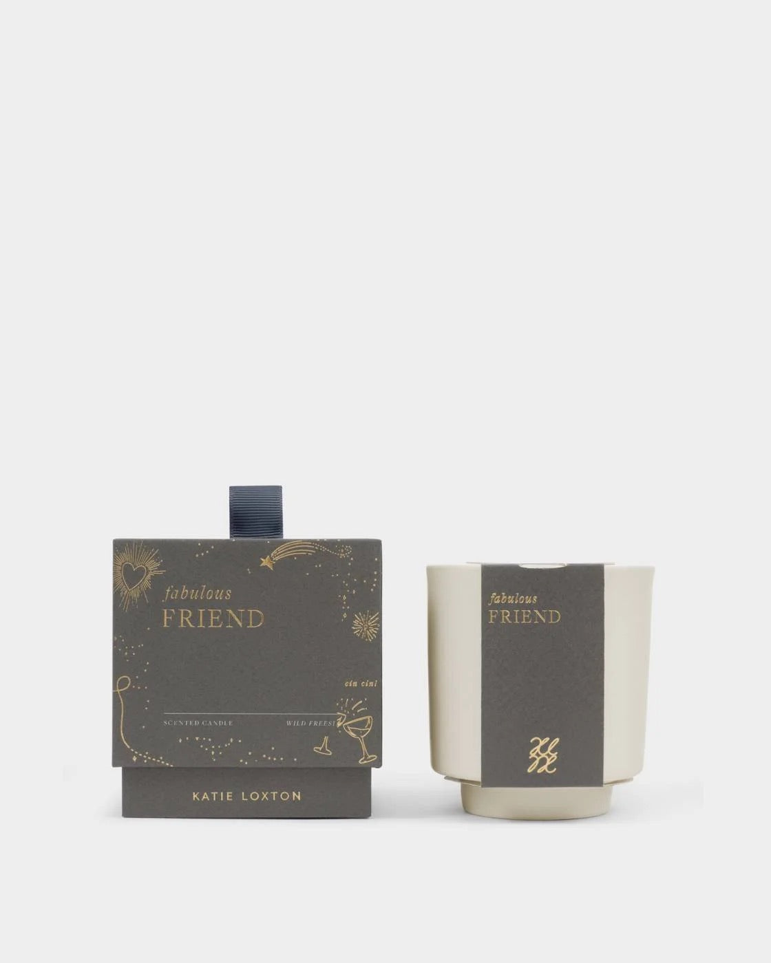 Katie Loxton - Fabulous Friend - Sentiment Soy Wax Candle - Fresh Fig &amp; Wild Freesia