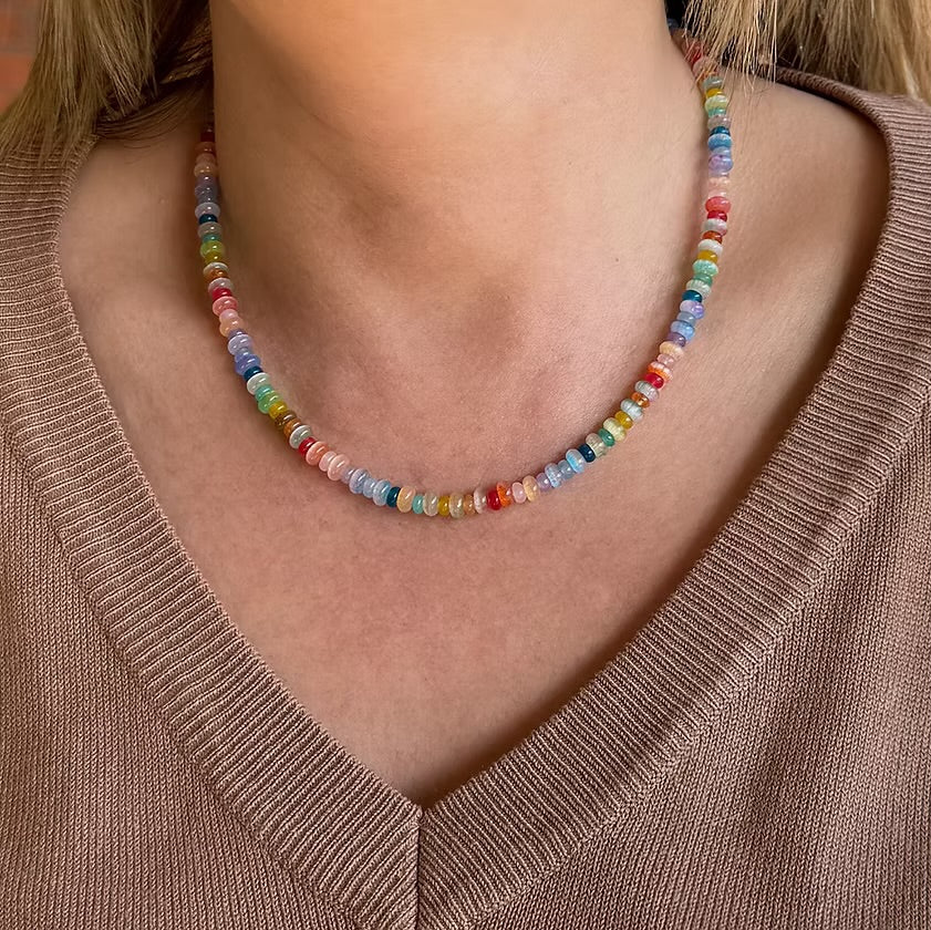 Carrie Elspeth Tutti Frutti Beaded Necklace - Multicoloured