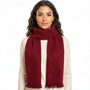 Park Lane - Patterned Red Mahogany - Cosy Scarf