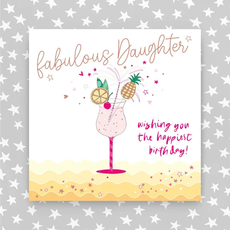 Molly Mae Fabulous daughter Cocktails And Pineapple Birthday Card