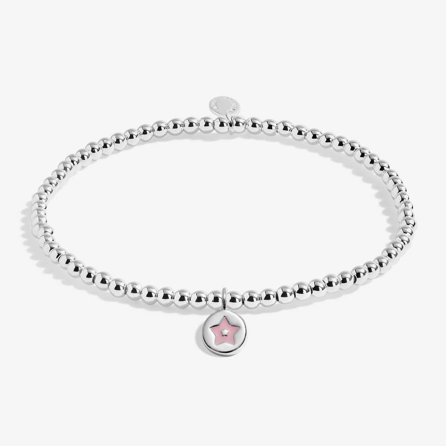 Joma Jewellery KIDS Confetti - So Very Proud Of You -  Silver Stretch Bracelet