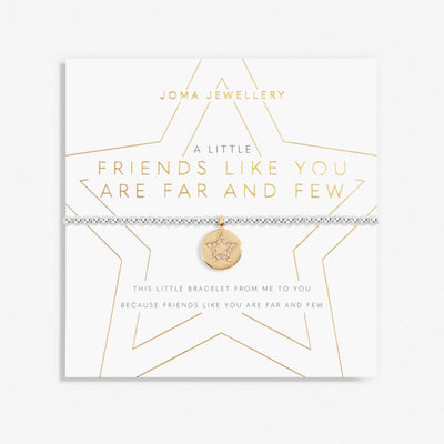 Joma Jewellery - 'A Little Friends Like You Are Far & Few' Bracelet