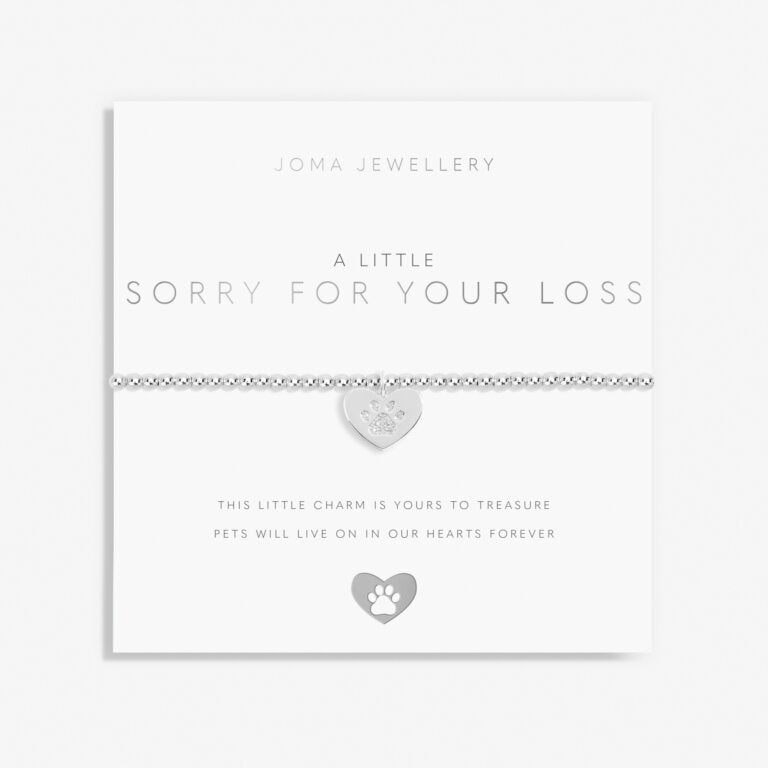 Joma Jewellery - 'A Little Sorry for Your Loss' (paw) Bracelet