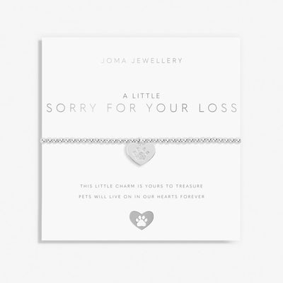 Joma Jewellery - 'A Little Sorry for Your Loss' (paw) Bracelet