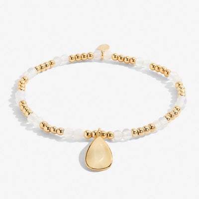 Joma Jewellery - 'A Little June' Moonstone & Gold Birthstone Bracelet