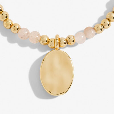 Joma Jewellery - 'A Little July' Sunstone & Gold Birthstone Bracelet