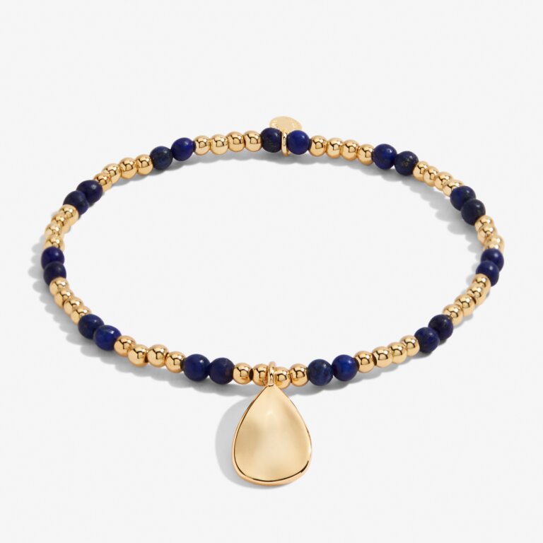 Joma Jewellery - 'A Little September' Lapis Lazuli & Gold Birthstone Bracelet