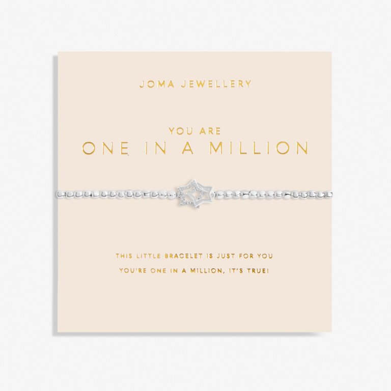Joma Jewellery Forever Yours Bracelet - "You Are One In A Million' Bracelet