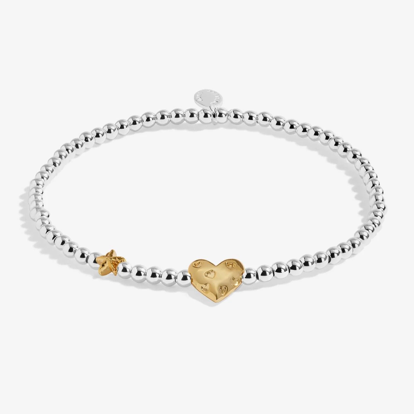 Joma Jewellery - A Little July Birthday Girl - Birth Month - Silver &amp; Gold Plated Bracelet