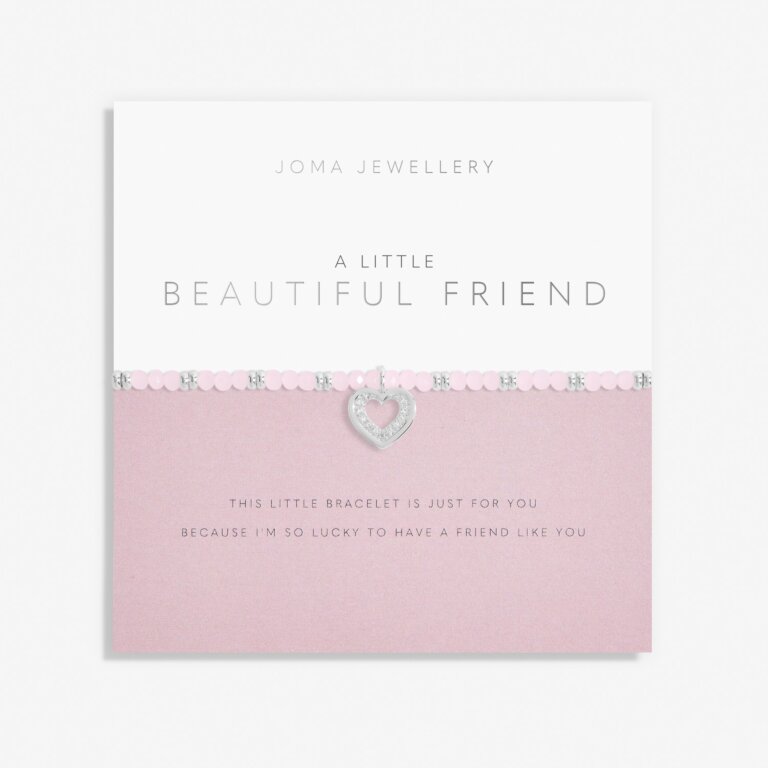 Joma Jewellery Live Life in Colour  - A Little 'Beautiful Friend' Bracelet - Pink