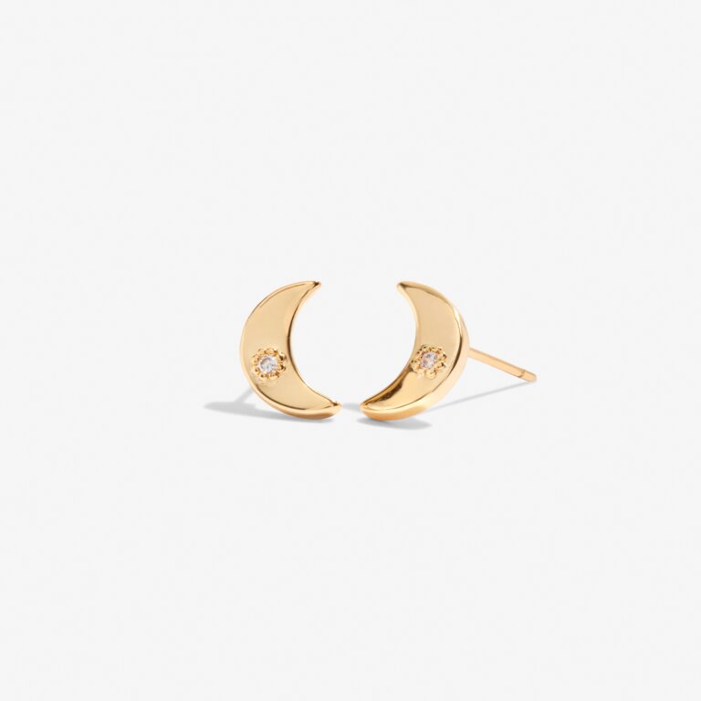 Joma Jewellery Beautifully Boxed 'Love You To The Moon' Earrings - Gold