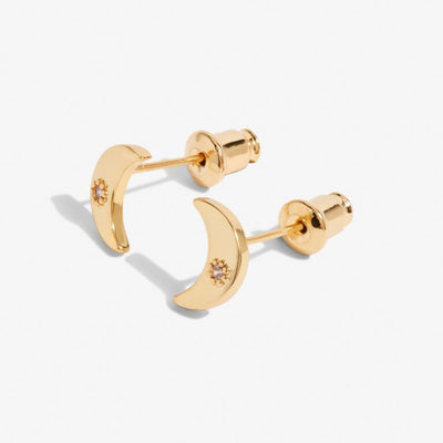 Joma Jewellery Beautifully Boxed 'Love You To The Moon' Earrings - Gold