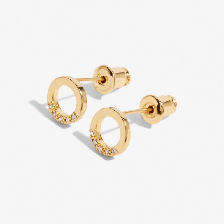 Joma Jewellery Beautifully Boxed 'Love You Mum' Earrings - Gold