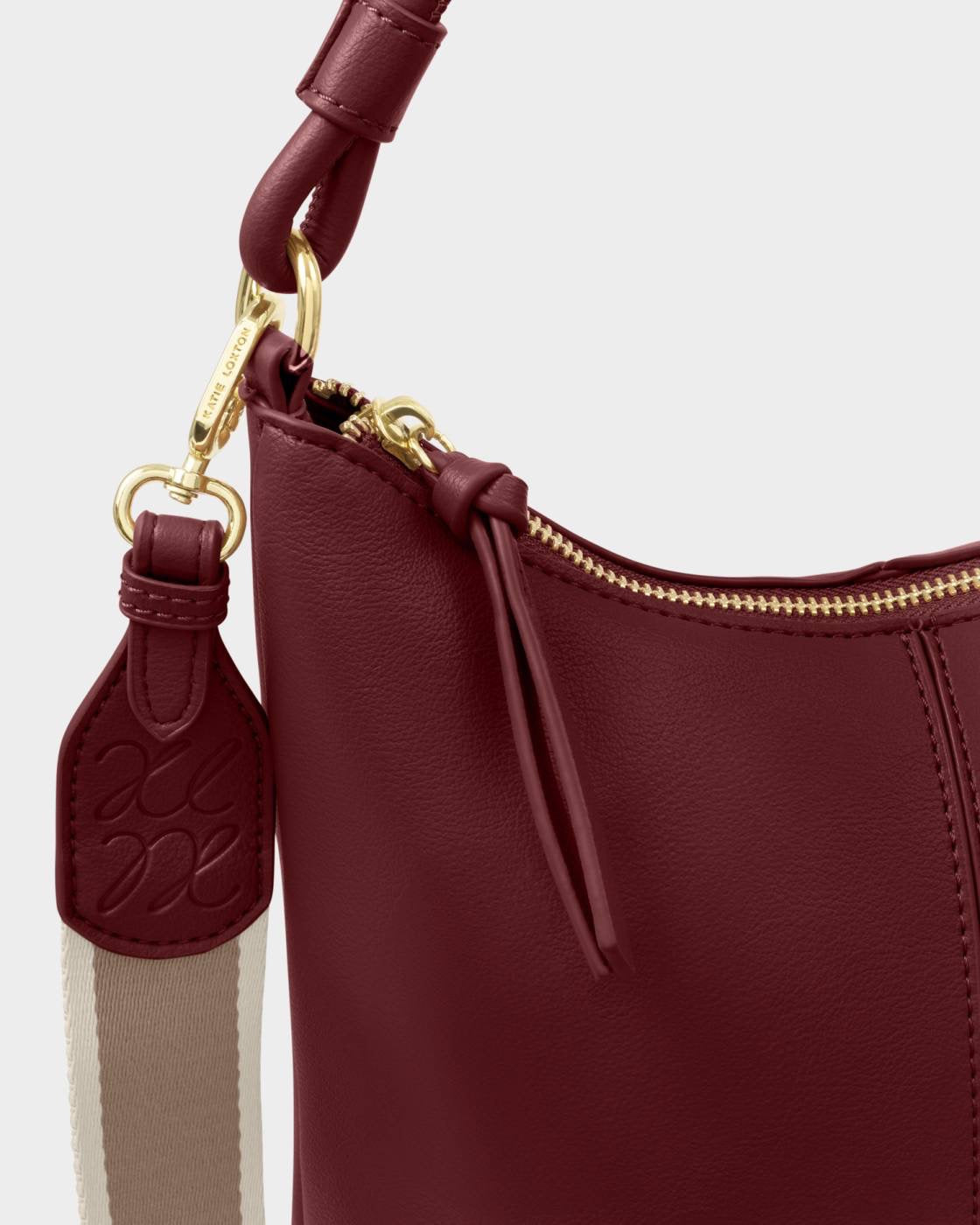 Katie Loxton - Hallie Satchel Handbag - Cherry