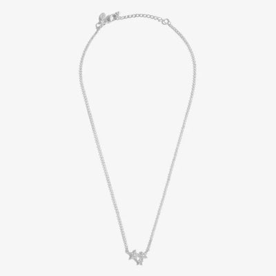 Joma Jewellery Christmas Cracker Necklace - Christmas Wishes - Blush Pink