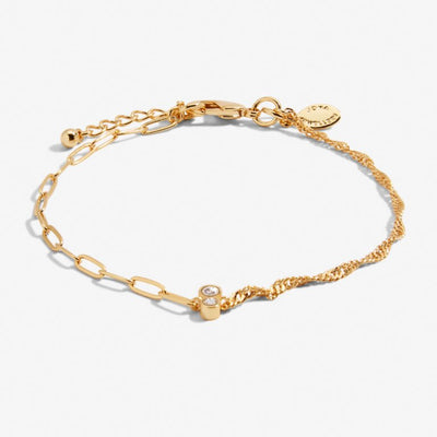 Joma Jewellery - Stacks of Style CZ Set of 2 Bracelets - Gold
