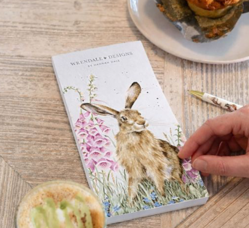 'The Wild Garden' (Hare) Magnetic Shopping Pad  - Wrendale Designs