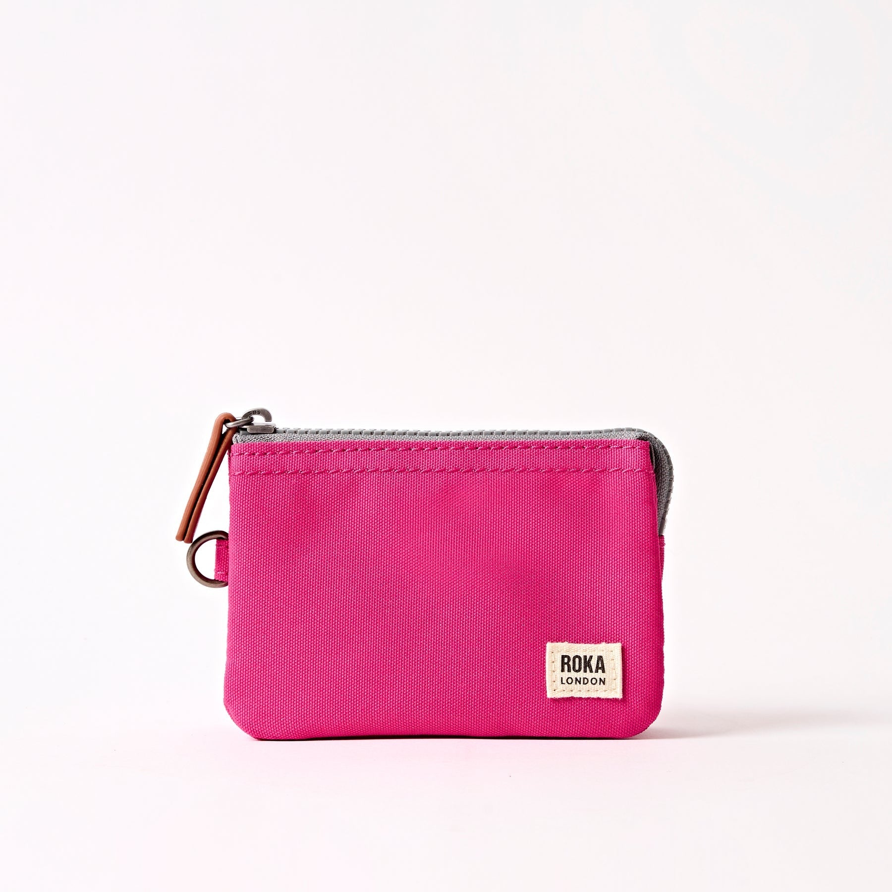 Roka Carnaby Small Wallet - Recycled Canvas - Granita Red