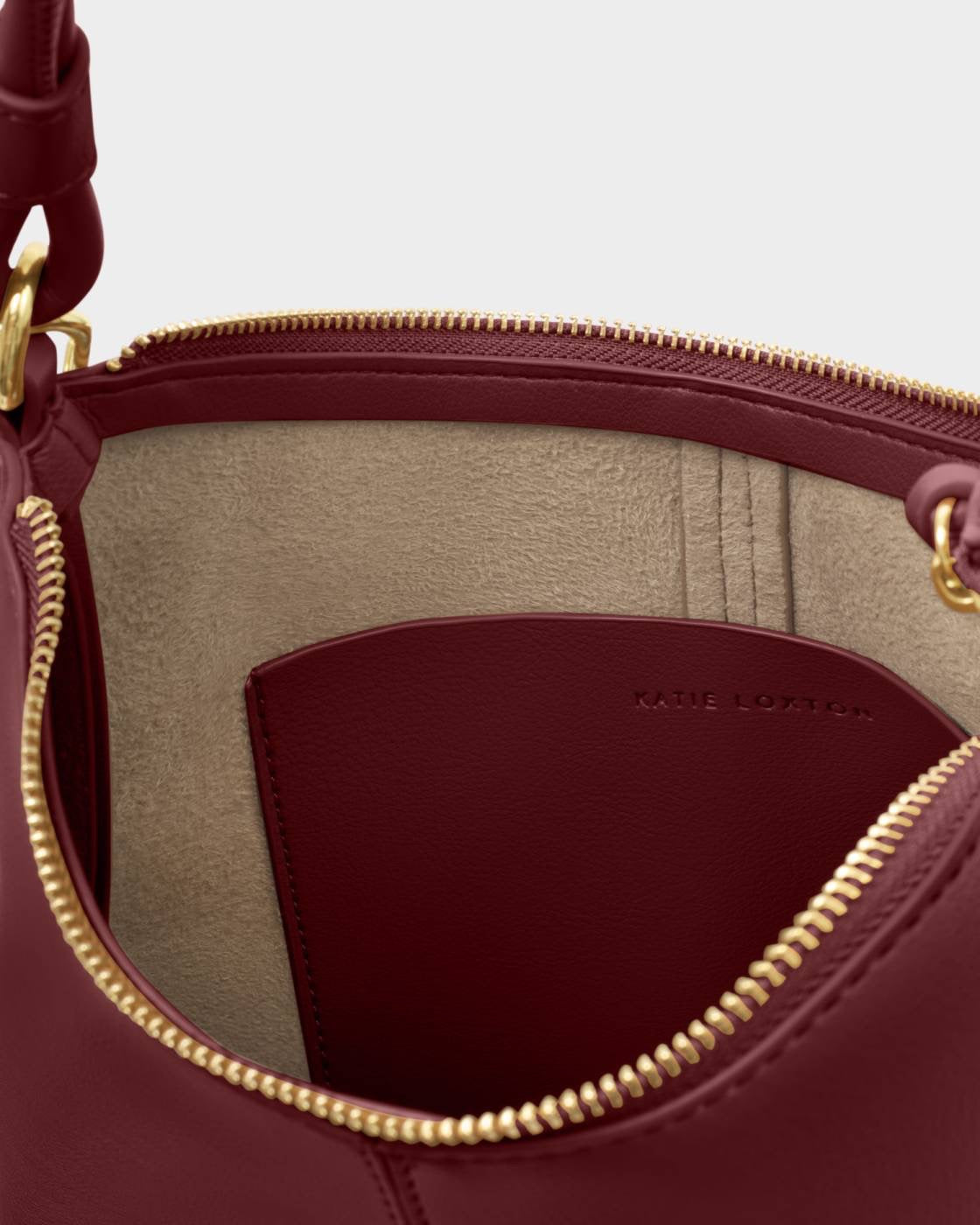 Katie Loxton - Hallie Satchel Handbag - Cherry