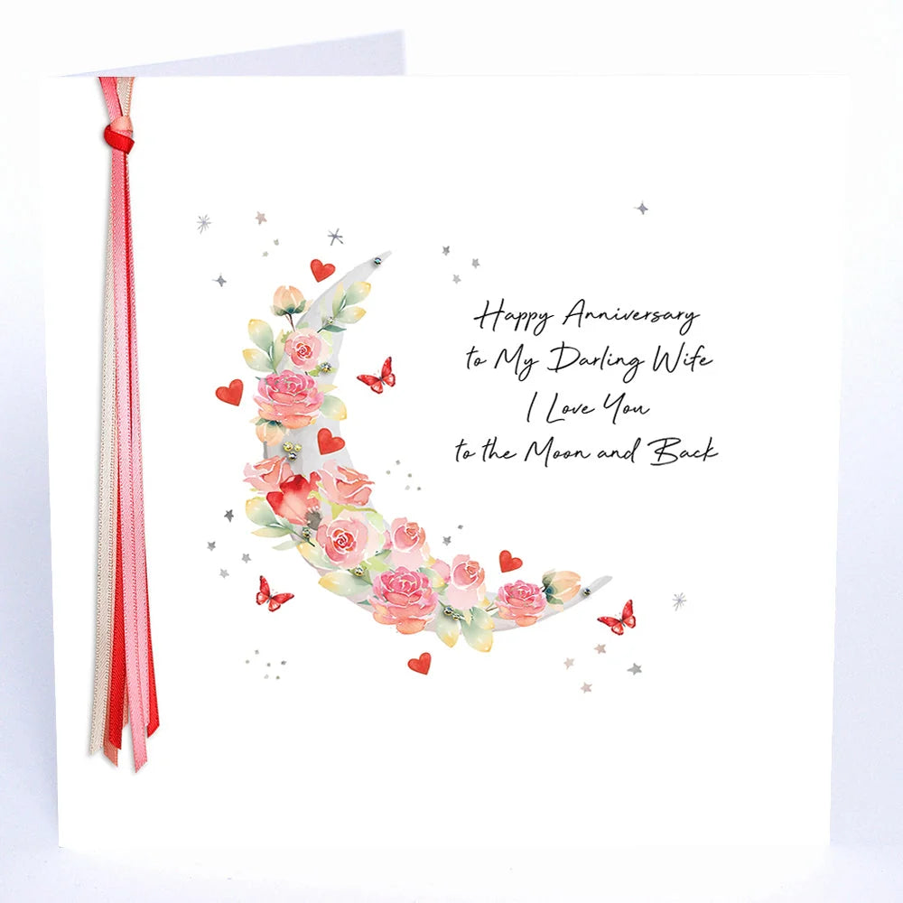 Five Dollar Shake - LARGE - Happy Anniversary to My Darling Wife - Card