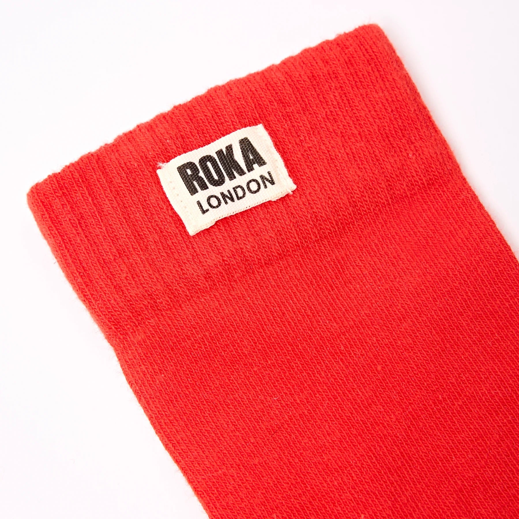 ROKA Wimbledon Ladies Ankle Crew Socks - Cranberry Red