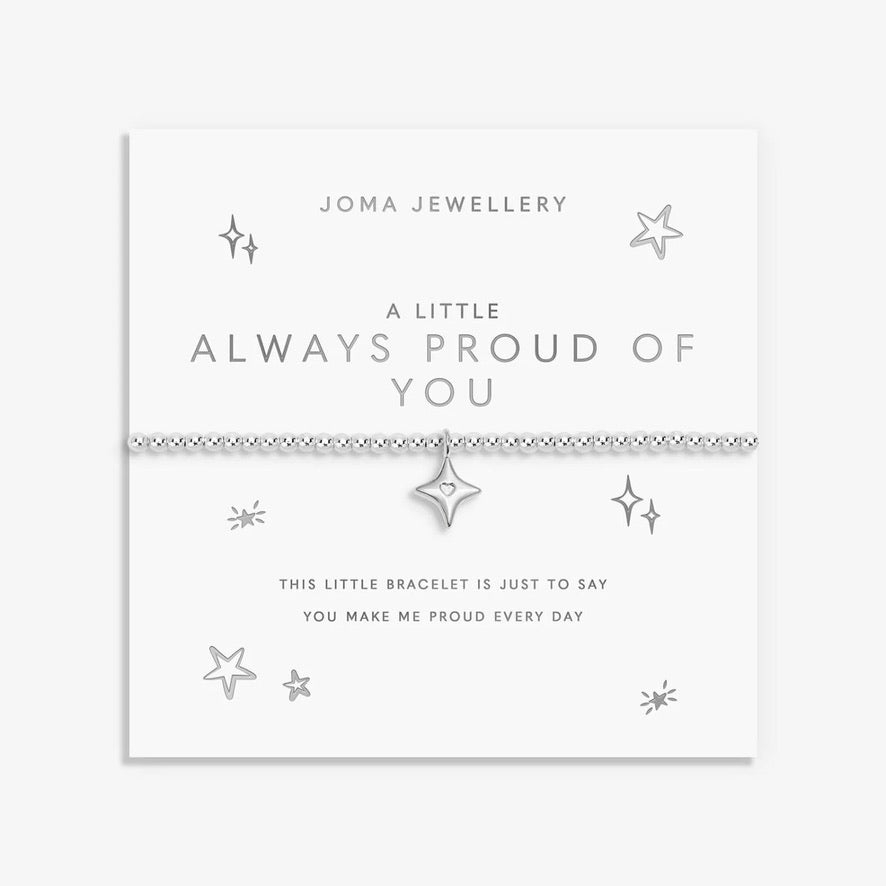 Joma Jewellery - 'A Little Always Proud Of You' - Silver Plated Bracelet