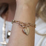 POM - Foundry Heart T-Bar Bracelet- Gold