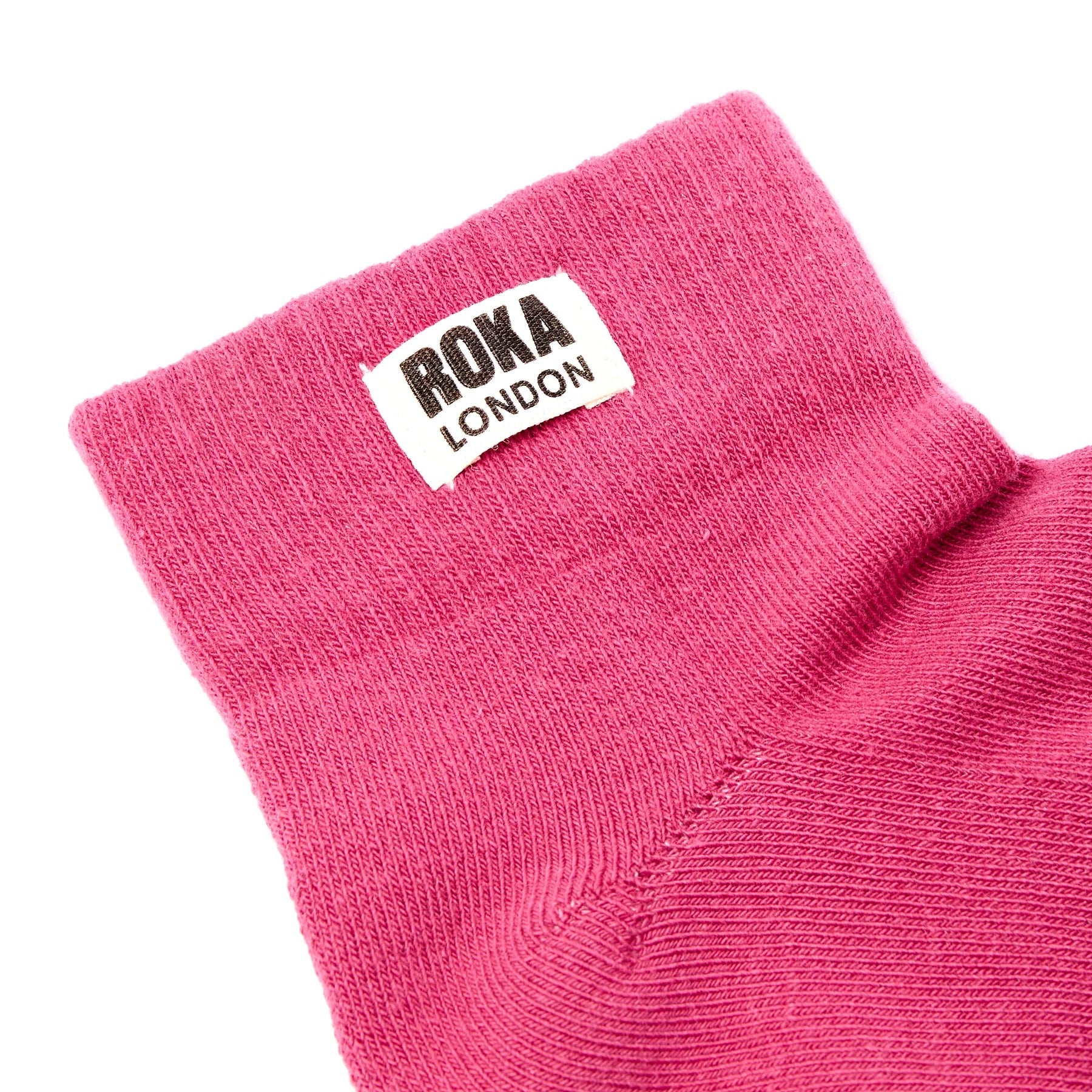 ROKA Wembley Ladies Trainer Ankle Socks - Granita Red