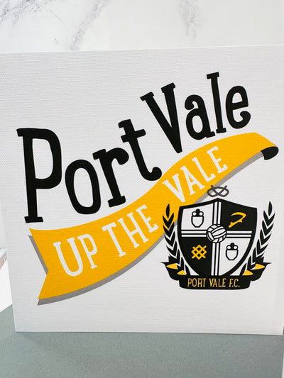 Port Vale - Up the Vale Blank Card