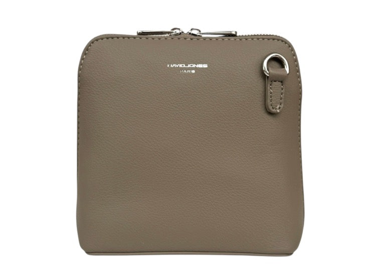 David Jones - (NV6101-5B) Minnie Small Crossbody Bag - Warm Grey Sand