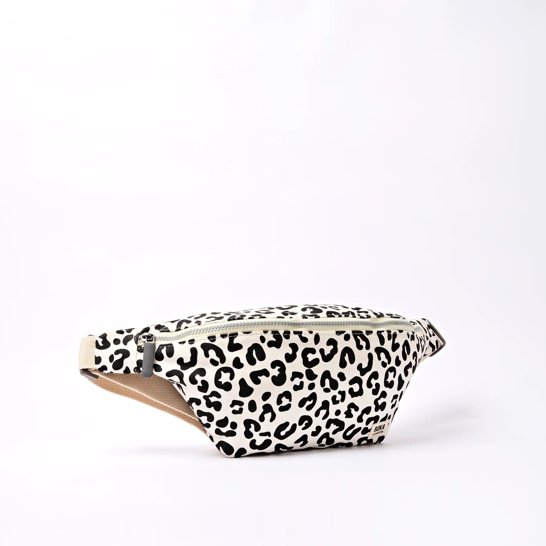 Roka Mill Hill Sling/Crossbody Bag -Cotton Canvas - Summer Leopard