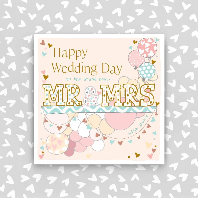 Molly Mae Happy Wedding Day Card