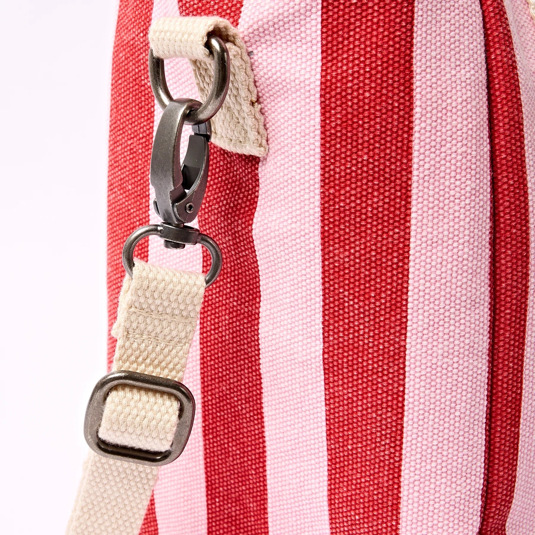 Roka Hampstead Lunch Bag -Cotton Canvas - Strawberry Stripe