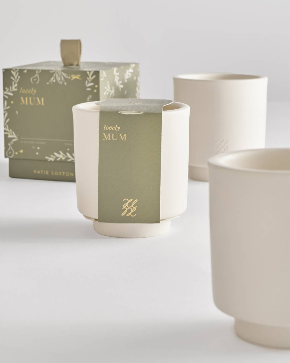Katie Loxton - Lovely Mum - Sentiment Soy Wax Candle - Fresh Fig &amp; Wild Freesia