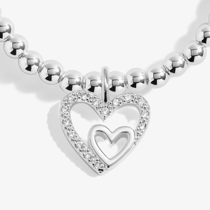 Joma Jewellery - A Little Mother and Daughter - Silver Plated Bracelet