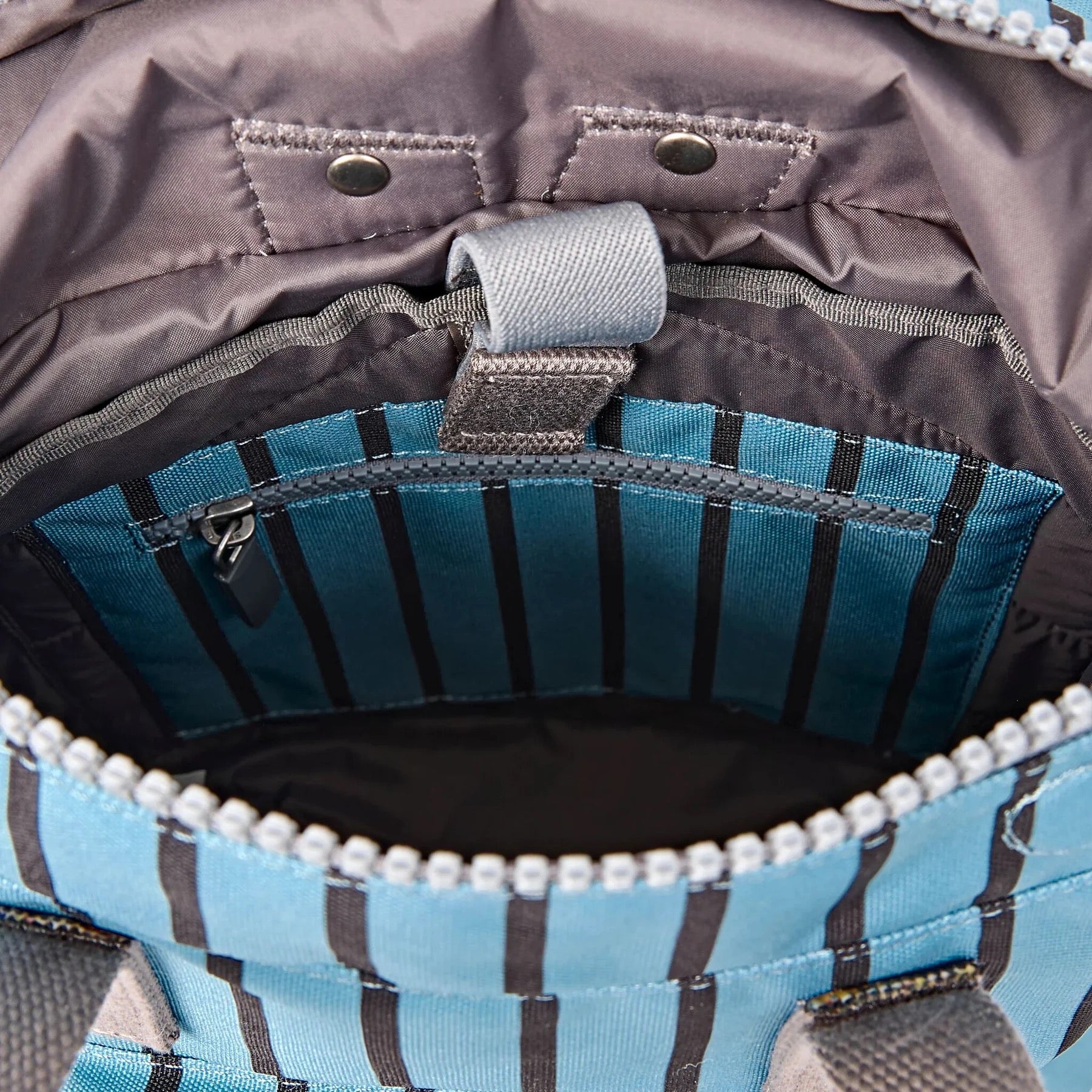 Roka Canfield B Backpack-Recycled Canvas - SMALL - Blue Stripe [ LIMITED EDITION ]