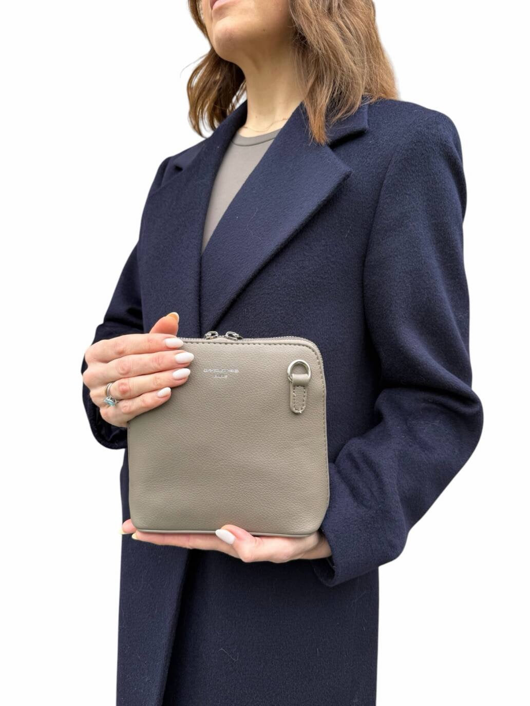 David Jones Minnie Crossbody Handbag - Oxford Tan TAUPE (NV6101-5B)