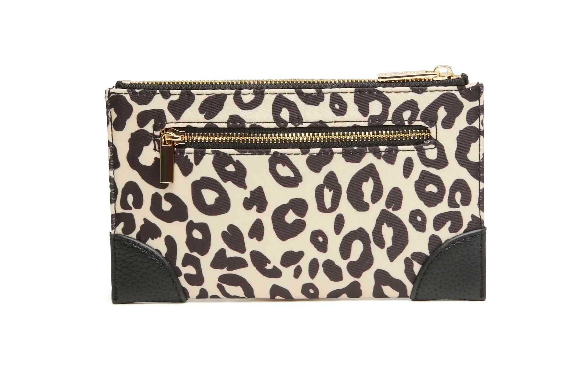 Alice Wheeler- Leopard Print - Brompton Large Slimline Zip Purse