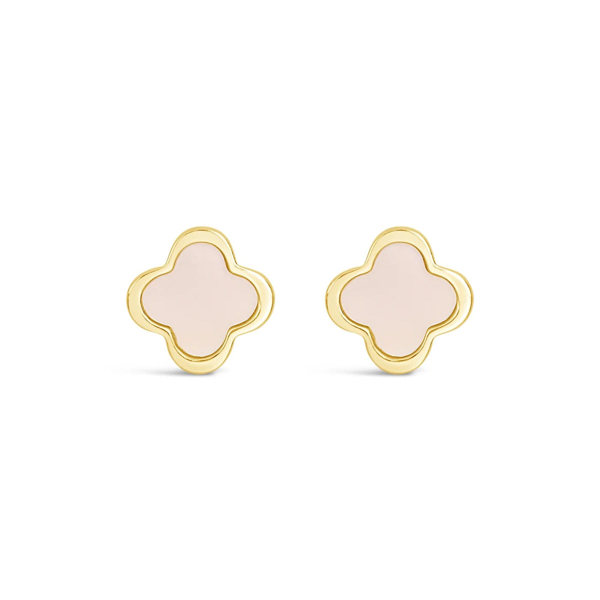 Lanes - Mother of Pearl Clover - Boxed Stud Earrings -