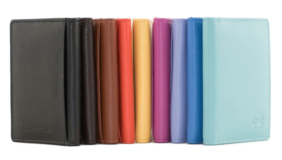 Mala Leather Origin Card Holder with RFID Protection (610 5) - Pink