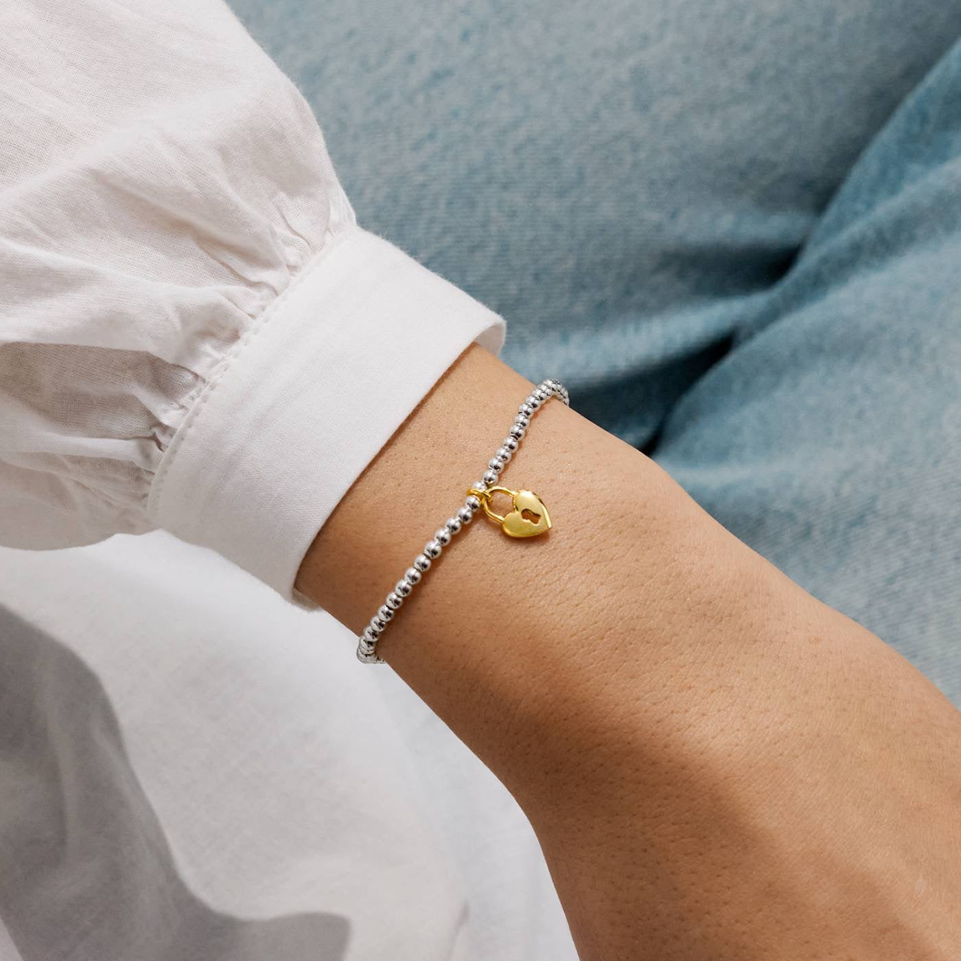 Joma Jewellery - 'A Little Life is Tough But So Are You' Bracelet -Silver/Gold Plating