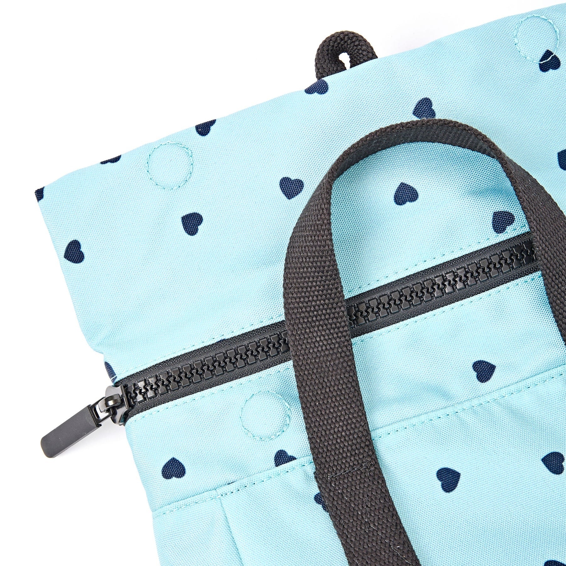 Roka Canfield B Backpack-Recycled Canvas - SMALL - Heart Print [ LIMITED EDITION ]