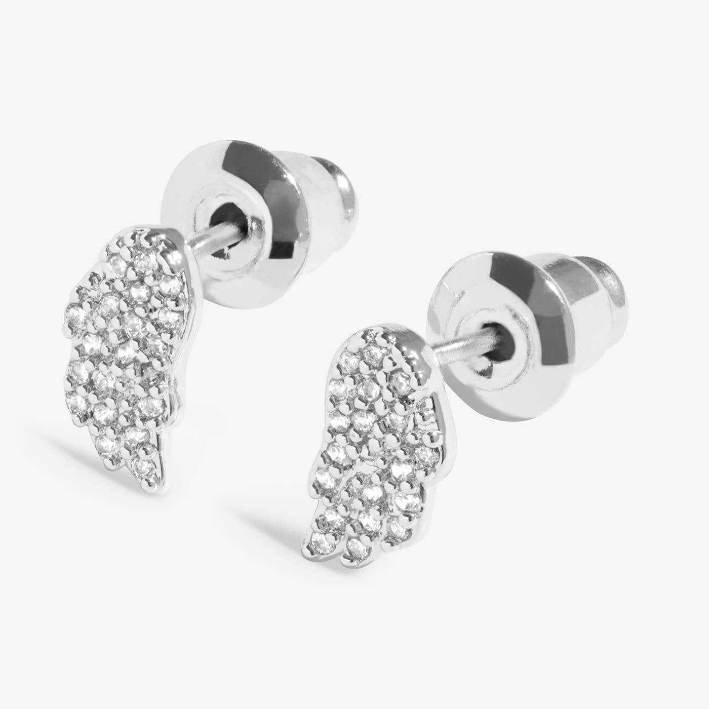 Joma Jewellery Moments to Shine - Guardian Angel - Silver Plated Boxed Stud Earrings