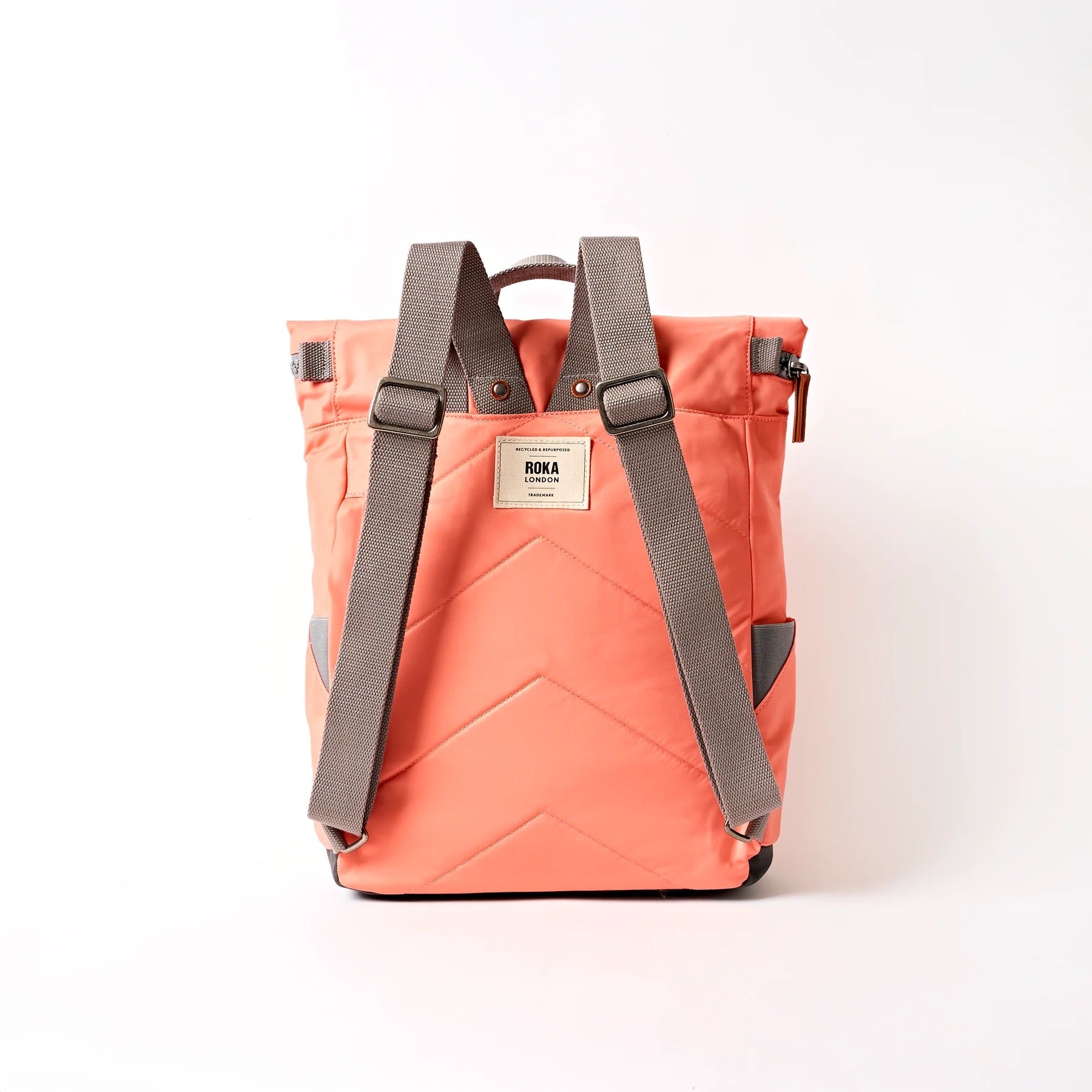 Roka Canfield Recycled Nylon - Medium Backpack - Sugar Coral